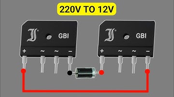 Hoe maak je een 220V naar 12V 100A batterijlader | Bruggelijkrichterschakeling