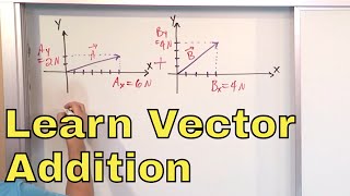 03 - Add & Subtract Vectors Using Components, Part 1 (Calculate the Resultant Vector)