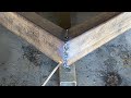 Làm Thế nào thợ hàn 40 tuổi hàn sắt mỏng ở vị trí nằm dọc - How to Solder Thin Iron Beautiful Solder