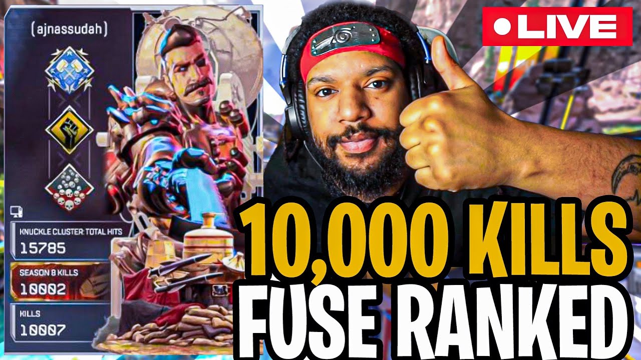10,000+ FUSE KILLS RANKED  (APEX LEGENDS SEASON 8)