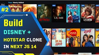#2 Disney plus hotstar clone | Next JS 14 |  Strapi Admin | Material UI | Bootstrap 4 | Must watch 🔥