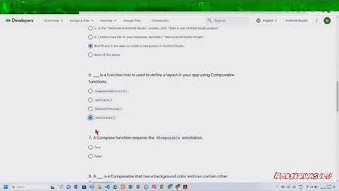 UNIT 1  Your first Android app   Set up Android Studio quiz answers