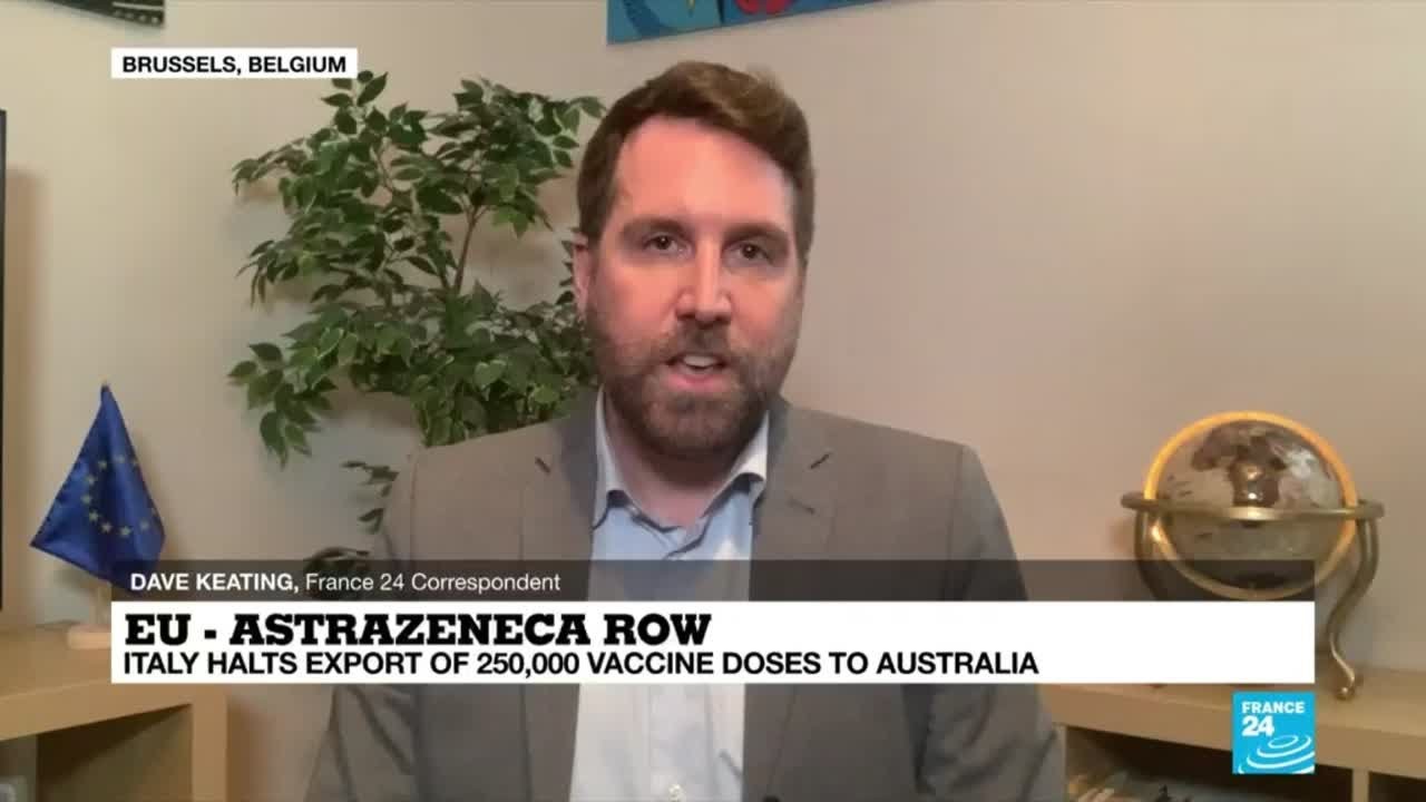 EU, Italy stop AstraZeneca vaccine exports to Australia