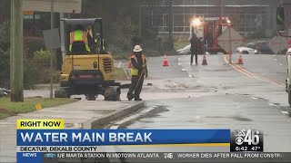 Water main break causing headache for residents