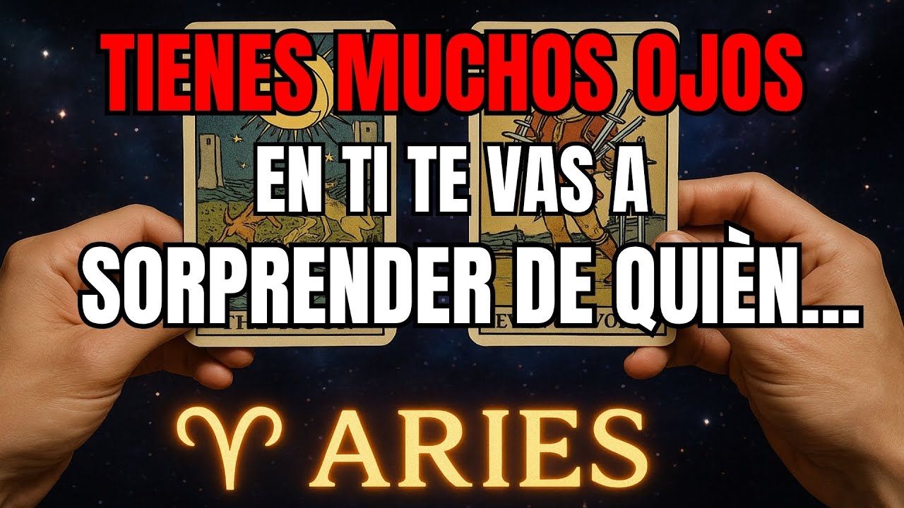 ARIES♈️Tienes muchos ojos en ti, te vas a sorprender de quién... #tarot