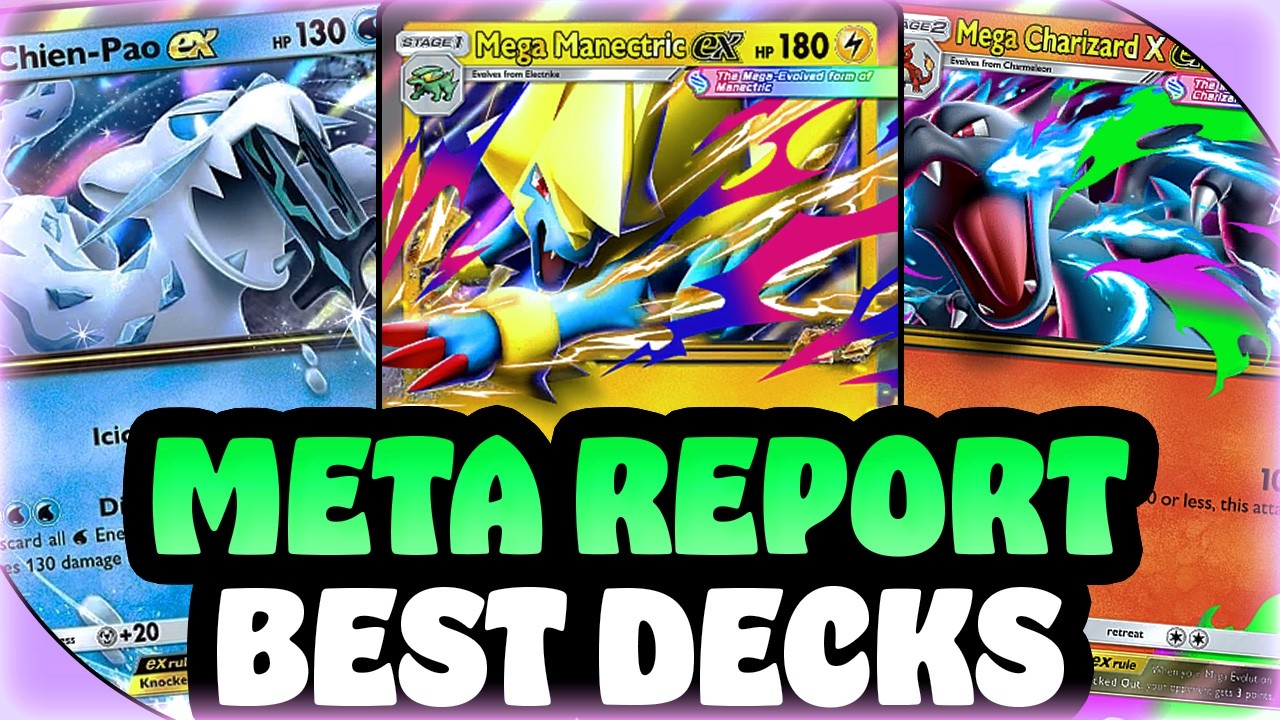 FIRST META REPORT | Best Decks From Mega Shine in Pokemon TCG Pocket ...