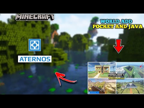 Adding My Awesome Minecraft Survival World to Your Game POCKET and JAVA || And Multiplayer Servers 😍