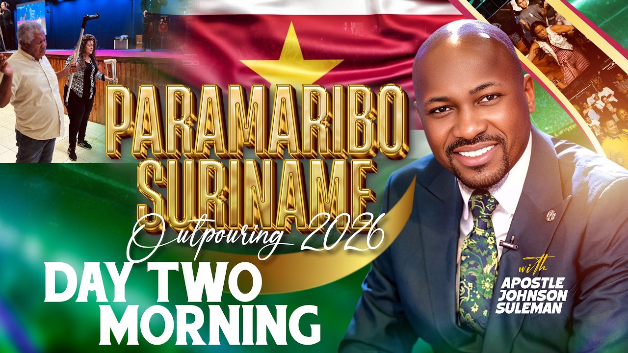 SURINAME OUTPOURING 2026 || Apostle Johnson Suleman || March. 4th, 2026. (Day 2 Morning)