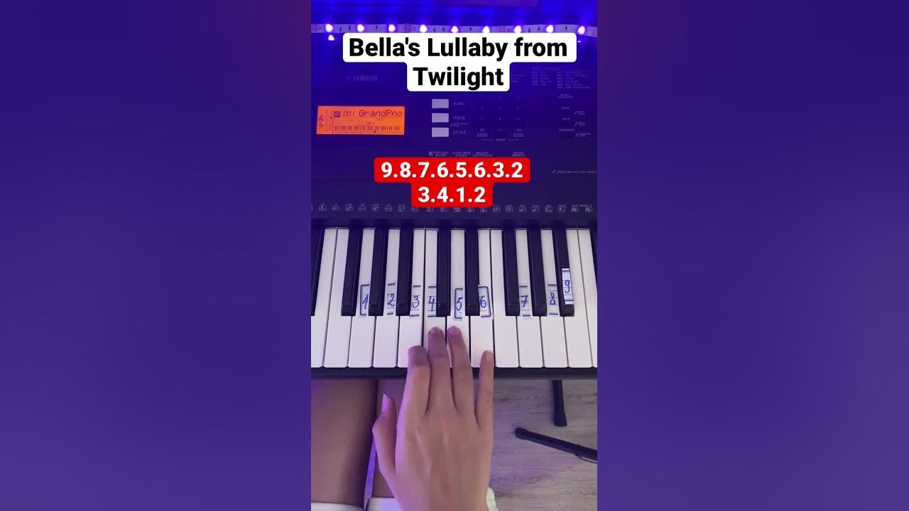 Bella's Lullaby from Twilight | Easy Piano Tutorial #piano #shorts Bella's Lullaby from Twilight | Easy Piano Tutorial #piano #shorts