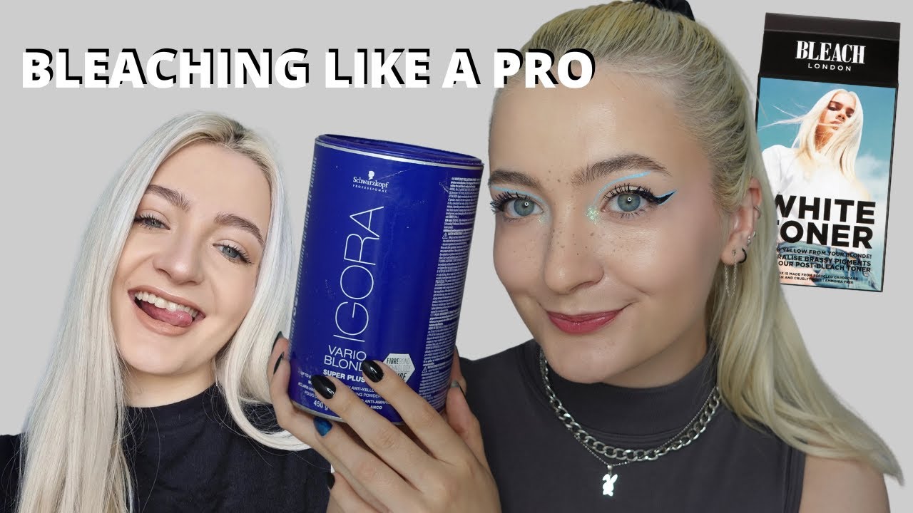 BLEACHING HAIR AT HOME WITH AN AMATEUR STEP BY STEP AND WHAT PRODUCTS