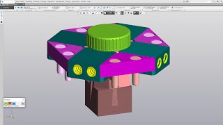 Injection mold a fully retractable slider mechanism