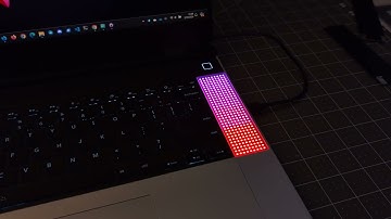 Framework LED RGB Matrix Installed Demo
