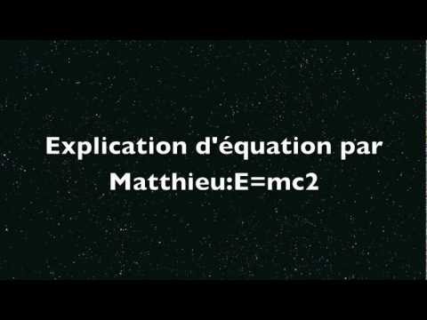 e mc2 explication simple