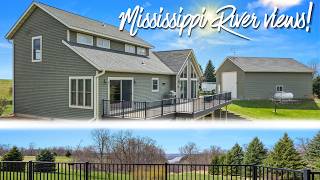 You Won’t Believe These Mississippi River Views | 3-Acre Wisconsin Home for Sale