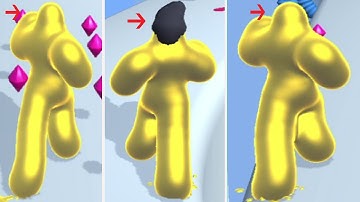 Best Funny Blob  Runner 3D All Levels Gameplay Walkthrough Level 31, 32 Android , iOS  👍  NOOB vs P