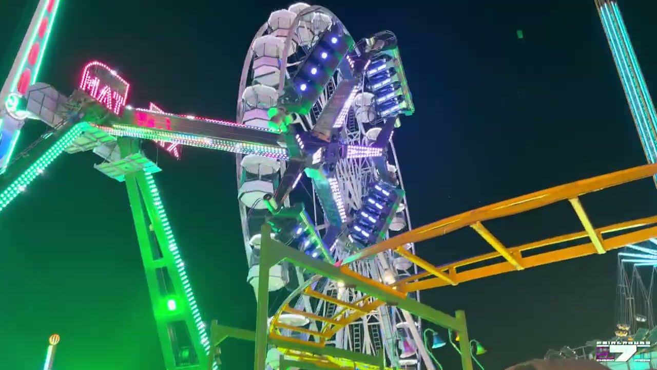 Matrix The Ride (Technical Park Loop Fighter) Taylor's Of Edinburgh Funfair at Hull Fair 25