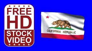 Free stock videos – usa california state flag waving on blue screen
3d animation