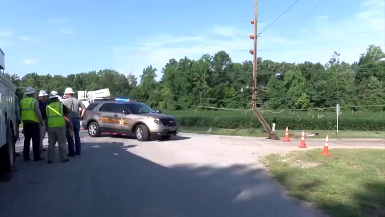 West Terre Haute crash causes power outage YouTube