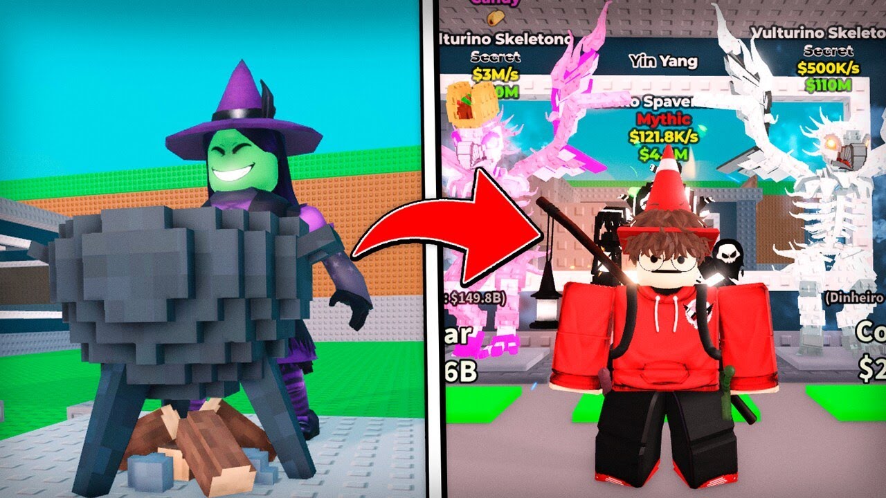 CRIEI NOVAS FUSÕES DE HALLOWEEN NO ROUBE UM BRAINROT