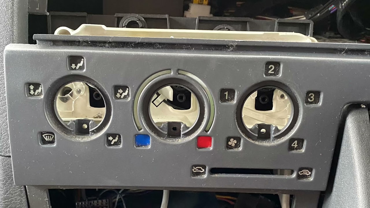 New Update Fiat Ducato Replace heater climate control back light