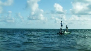 Biscayne Bay Permit and bone fishing with Captain Joe Gonzalez and Jon of FishBuzz.TV