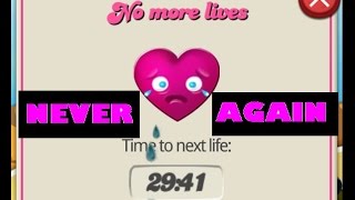 HOW TO GET UNLIMITED LIVES ON CANDY CRUSH !!! EASY TRICK !!! FREE! screenshot 4