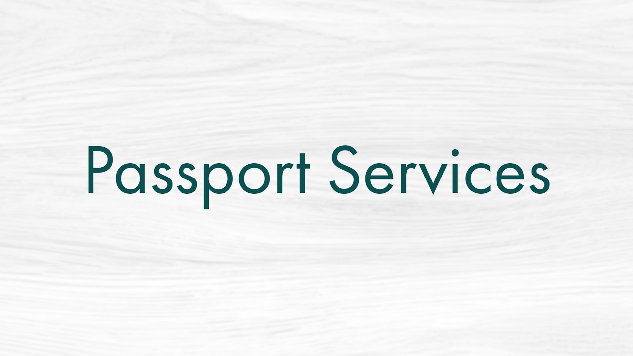 Passport Services - Surprise City Hall