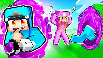 Using PORTAL MOD to SPY on My CRUSH in Minecraft!