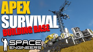 Building Our First Space Engineers Base! E2 @ProfNCognito
