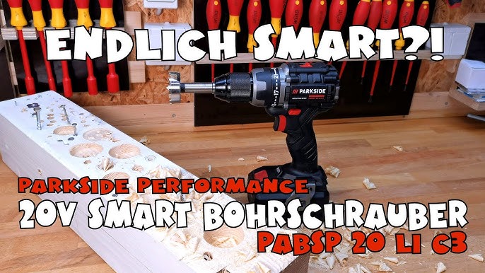 Smart Akku-Bohrschrauber PARKSIDE PERFORMANCE PPBSA 20-Li - YouTube