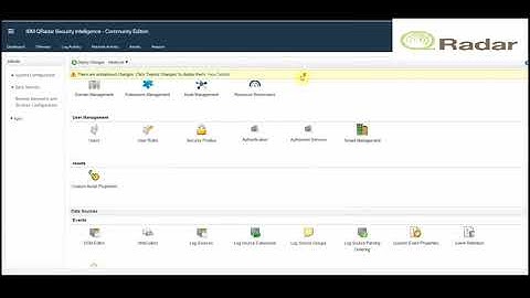 Monitor device events using QRadar