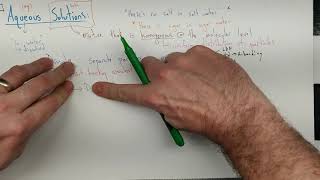 Dissolving and Dissociation in Aqueous Solution (Solutions Lesson #1)