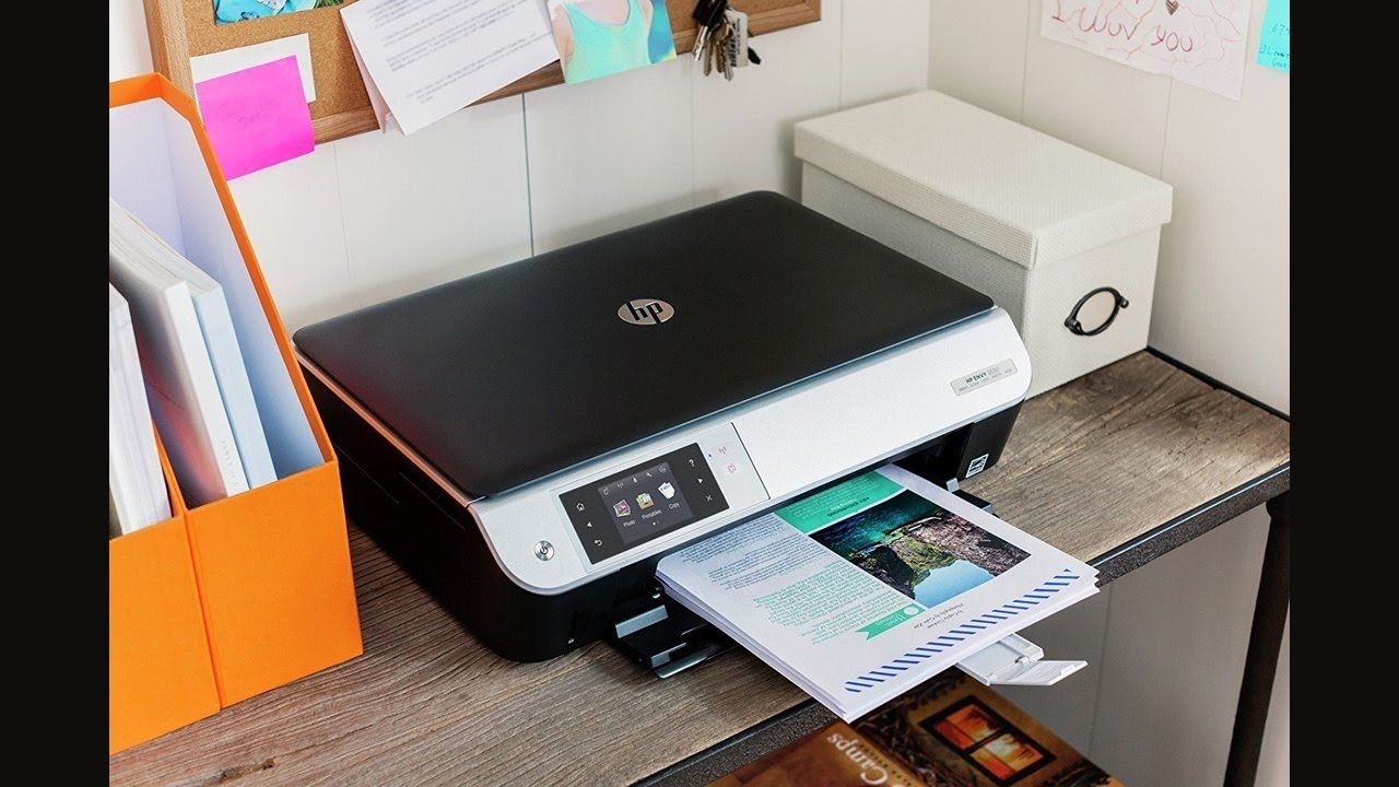 HP Envy 5530 e-AiO Printer - YouTube