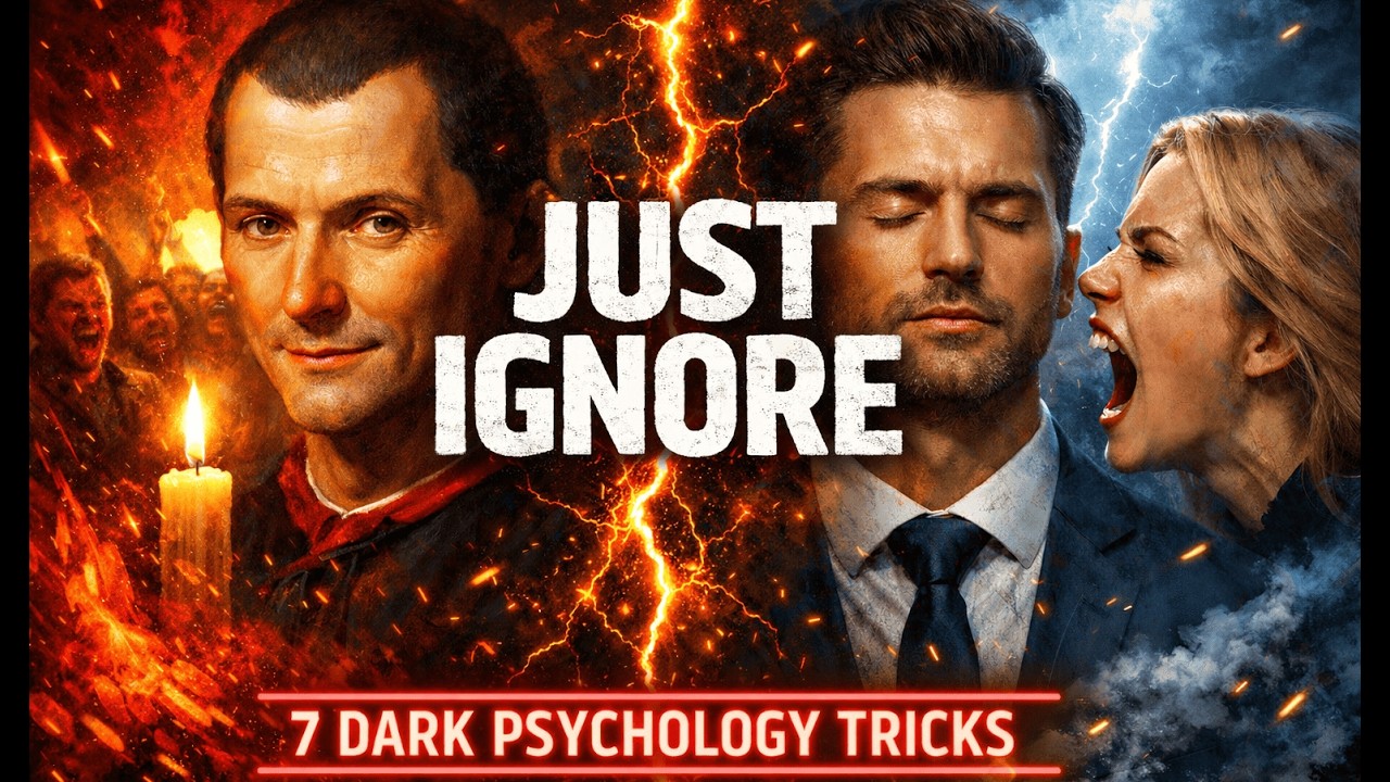 Never React, Never Explain, Just Ignore — 7 Dark Psychology Secrets