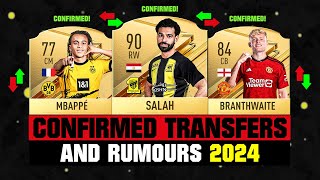 NEW CONFIRMED TRANSFERS & RUMOURS! 🤪🔥 ft. Salah, Mbappe, Branthwaite... etc