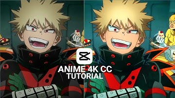 4K CC Quality Tutorial In Capcut I4K Anime Edit Tutorial | Capcut Edit Tutorial.