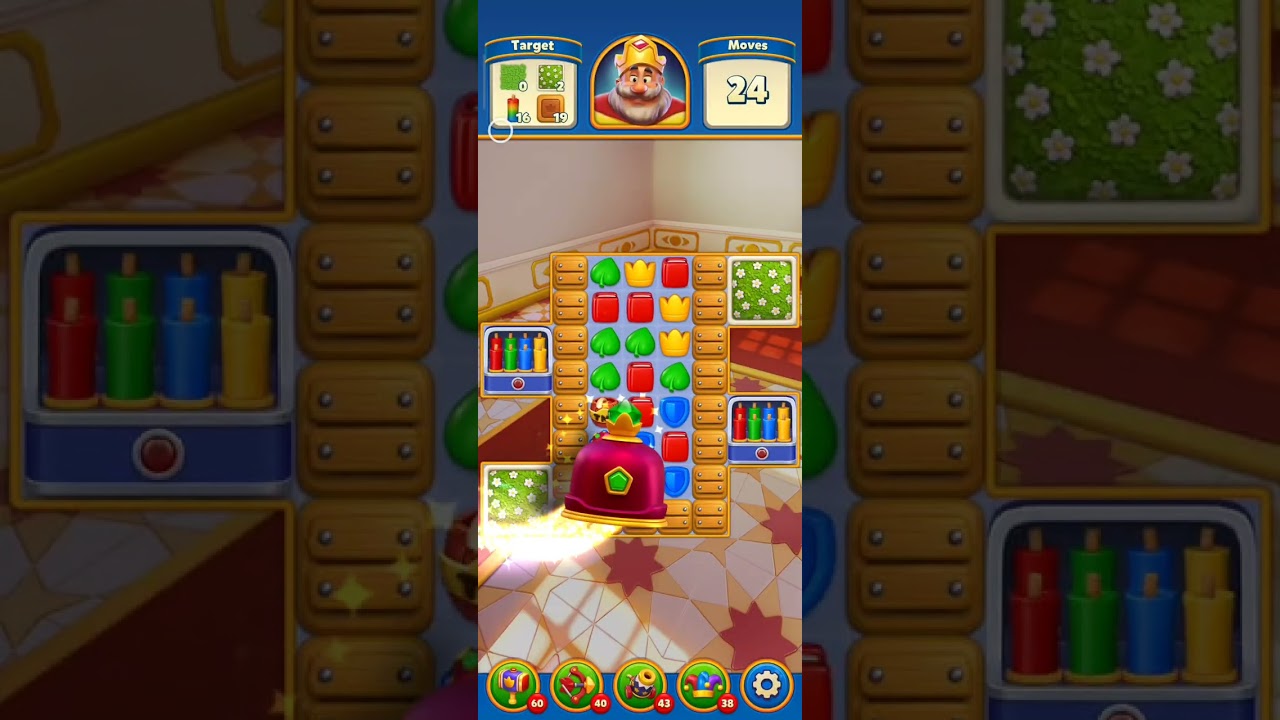 Royal match by DreamGames,Ltd level 366,367,368,369 & 370