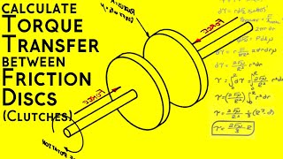 Calculate Torque Transfer Between Rotating Friction Discs