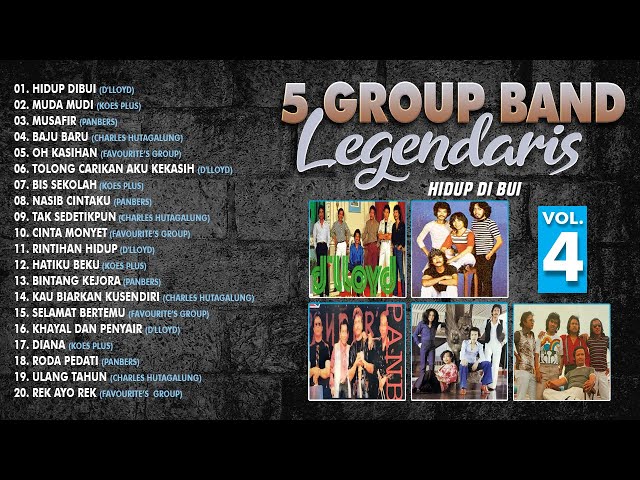 5 GROUP BAND LEGENDARIS VOL. 4 - Koes Plus, Panbers, D'lloyd class=