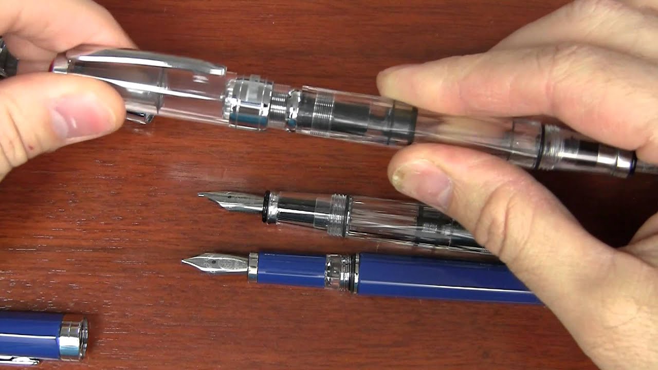 TWSBI 580, Classic, and Mini Fountain Pen Comparison YouTube
