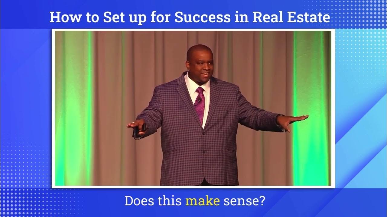 Ifoma Pierre How to Setup for Success in Real Estate YouTube