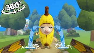 360° VR Banana Cat chase you!