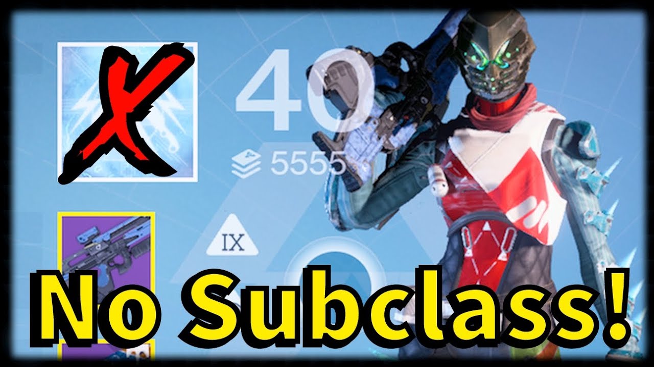 Can You Solo Crotas End WITHOUT A Subclass?