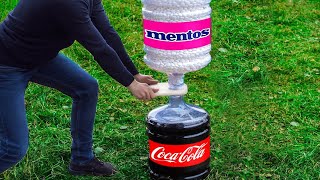 Coca-cola VS Mentos in Gallons