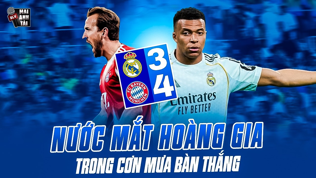 BAYERN MUNICH 4 - 3 REAL MADRID (6-4): ABSOLUTELY CINEMATIC, ROYAL TEARS IN A RAIN OF GOALS