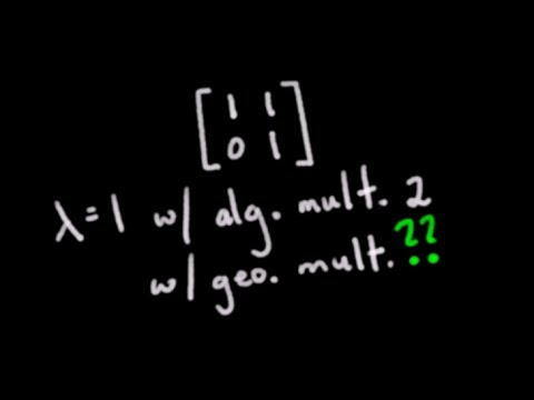 DIRTY Shortcut to Find Geometric Multiplicity [Passing Linear Algebra]