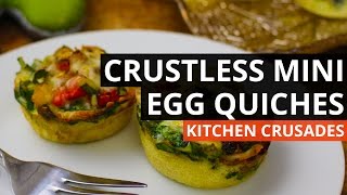 Crustless Mini Egg Quiches