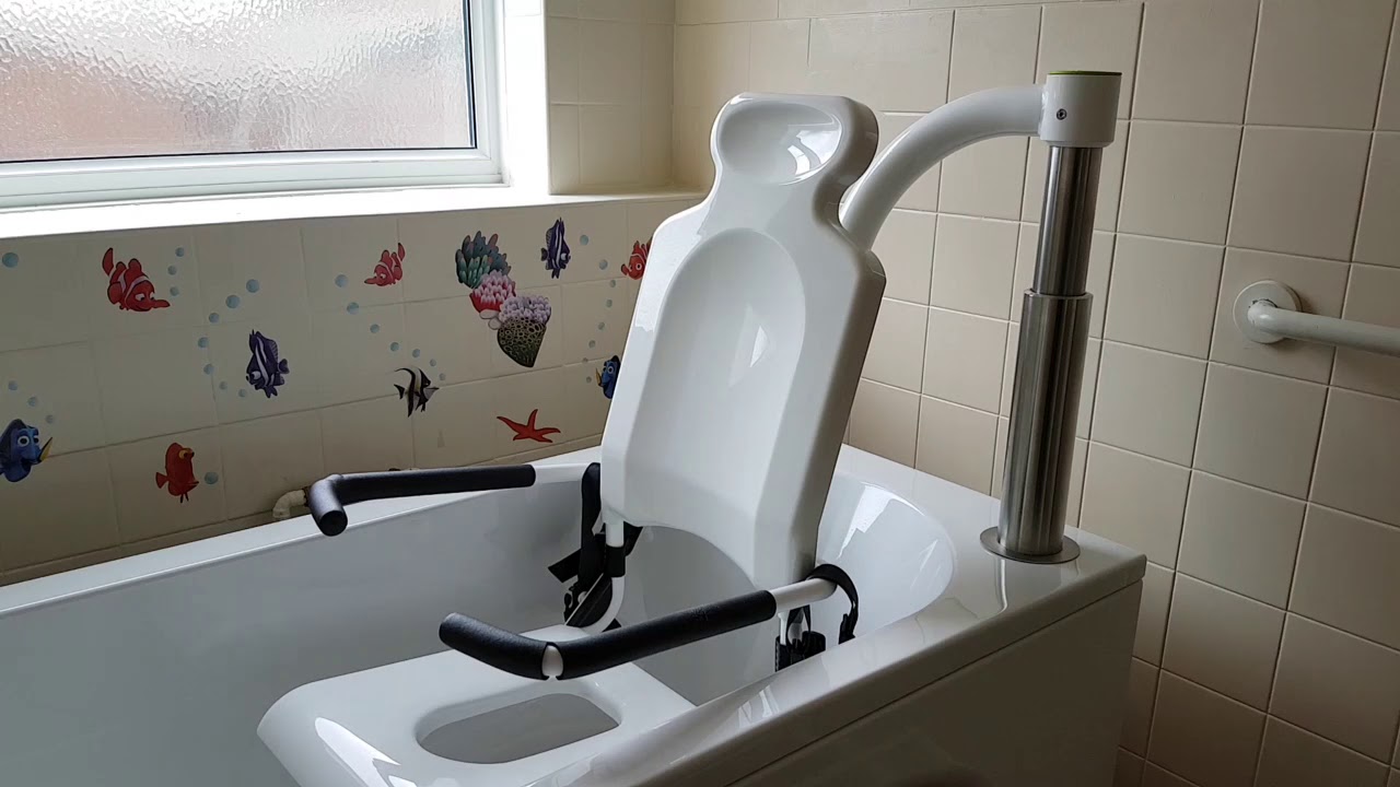 Assisted bathing bath