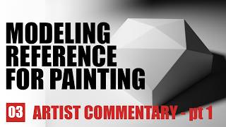 modeling 3D reference for digital painting - Blender (Part 1) Wealth