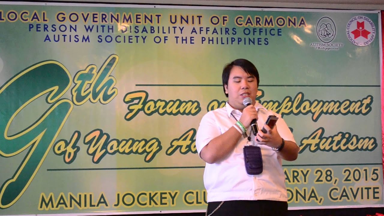 Unilab Foundation employee Vico Cham, "Mr. Proudly Autistic"